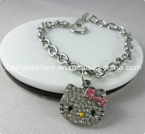 Fashion Jewelry-Hello Kitty Crystal Bracelet Hkb022