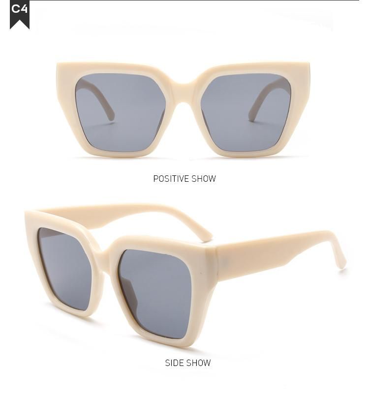 2022 Fashion New Big Frame Cat Eye Wholesale Sun Glasses High Quality Sunglasses for Women