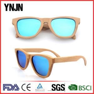 Ynjn Environmental Mirror Lenses Custom Wood Sunglasses