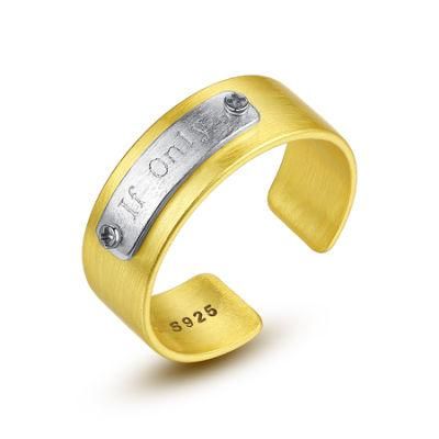 Custom New Fashion Sterling Sliver Ring for Women
