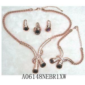 Special Rose Golden Jewelry Set (M1A06148NEBR1XW)