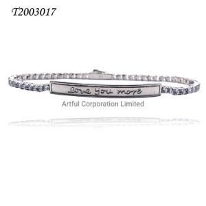 Fashion Jewelry/Factory Bracelet/Best Price/Round Cubic Zircon
