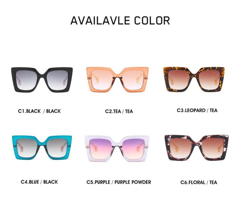 Maysun Fashion Square Sunglasses Plastic Frame Italy Design UV400 Polarized
