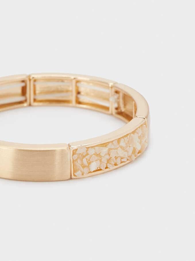 Fashion Simple Metal Crushed Stone Bracelet Jewelry