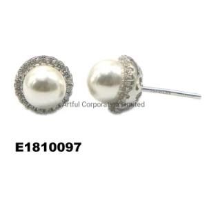 Fashion Earrings/ 925 Silver &amp; Pearl /Fashion Jewelry Jewellery