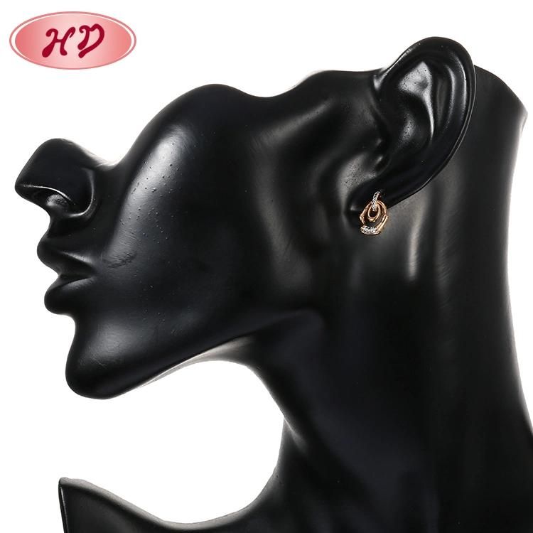 CZ Crystal Fashion 18K Gold Plated Alloy Silver Chain Sets