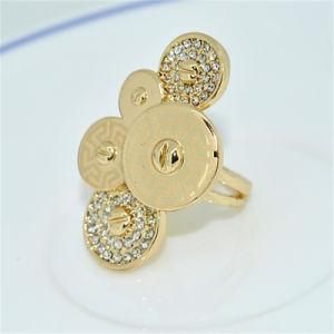 The New Product Jewrllery Ring Simple Style Classic 22k Gold Plated Rings Jewelry Free Shipping (R13A05453R1XS01)