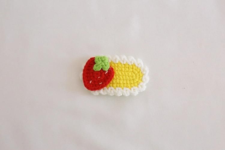 Crochet Fruit Snap Hair Clips Accessory Ym228