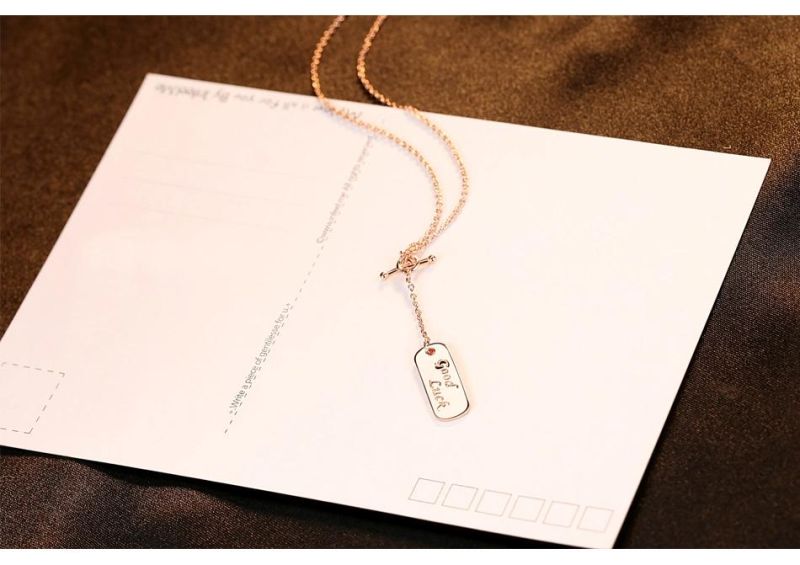 Romantic Accessory Silver Cubic Zirconia Chain Necklace