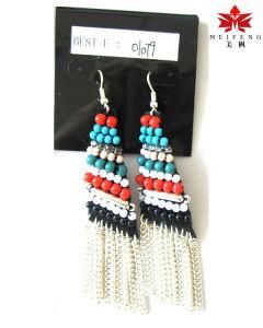 Fashion Jewelry Accessory Beads Long Chain Earring