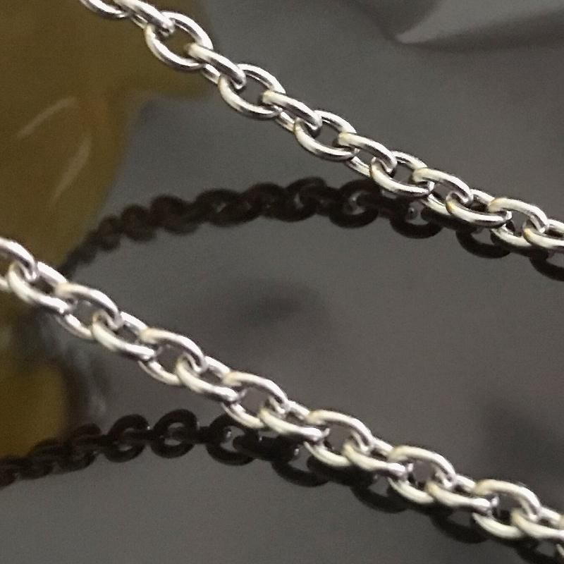 Stainless Steel Cable Chain Necklace 3, 4, 5, 6, or 8mm Thickness Chain Accessories for Jewelry Making