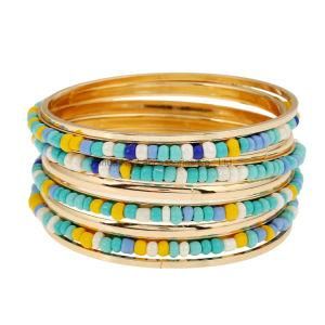 Multilayer Beads Bracelet Bangles Beaded Mujer Wrist Band Jewelry Women