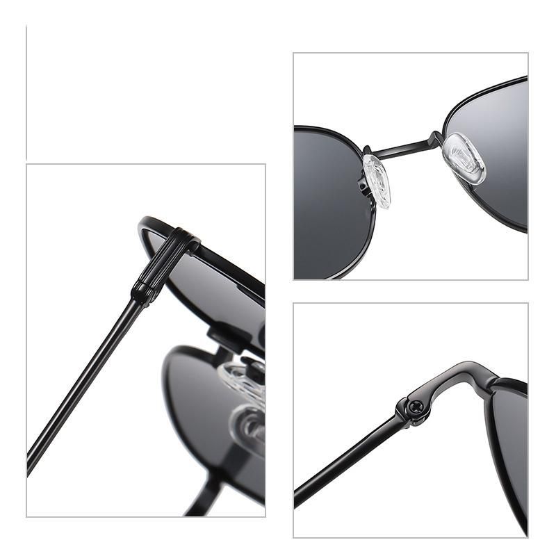 Fashion Metal Women Men Polarized Sun Glasses Sunglasses Metal Sunglasses 3346