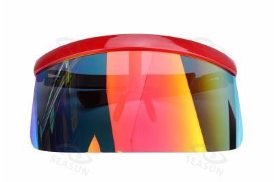 Summer Polarized Lens and Plastic UV 400 Protective Colorful Eye-Shade Sun Visor Cap Sunglasses 2019