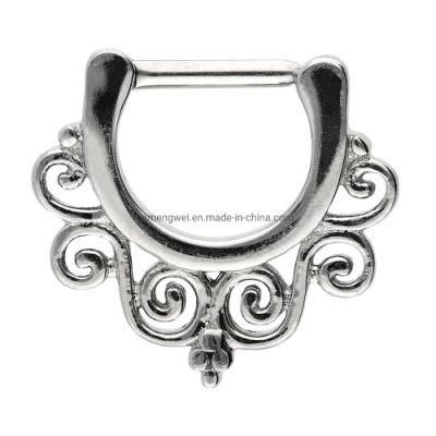 316L Surgical Steel Septum Clicker Septum Nose Ring Body Piercing Jewelry