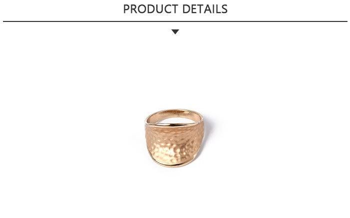 Hot Products Quality Fashion Jewelry Irregular Glod Ring