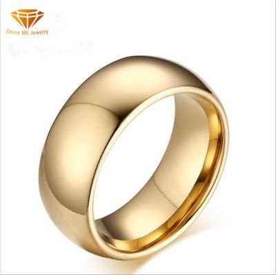 Tungsten Steel Jewelry Korean Rings Tungsten Gold Jewelry Rings for Men (TST2838)