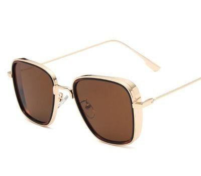 New Retro Thick-Edged Metal Frame Sunglasses for Men