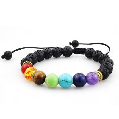 Colorful All Natural Stone Woven Bracelets