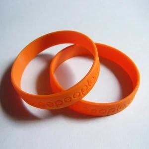High Quality Plastic Promotional 3D Silicon Bracelet (SB-016)