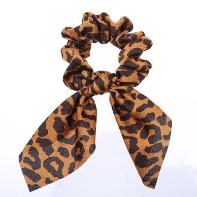 Fashion Elastic Hair Scrunchies with Bowknot Hair Band