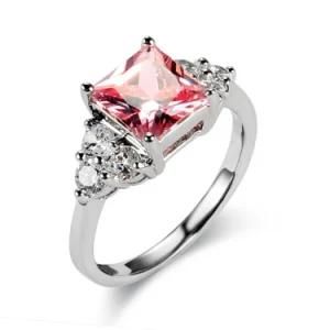 Fashion Rhodium Plated Copper Jewelry Accessories Champagne Ring