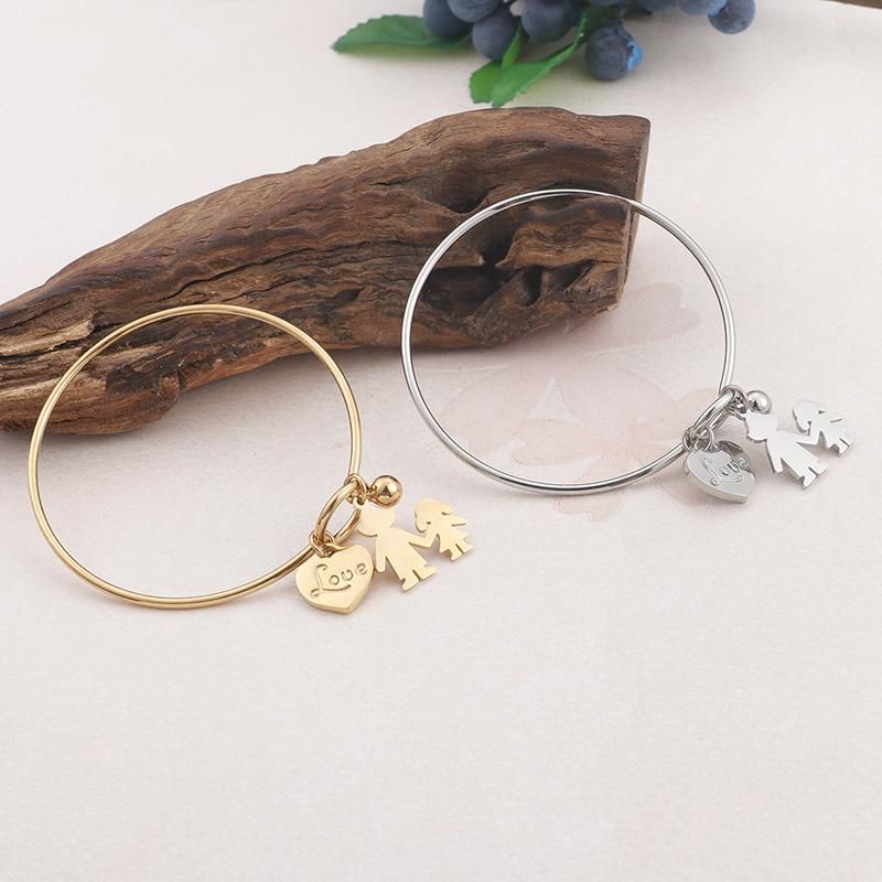Factory Customization 18K Gold Plated Stainless Steel Fashion Jewelry Bracelet Stainless Steel Bangle Cuff Bracelet
