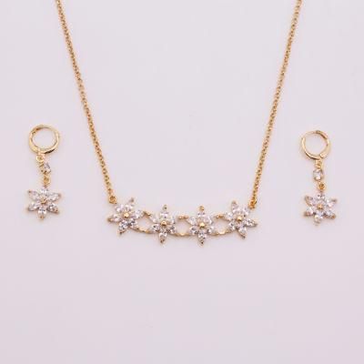 New Fashion 18K Gold Plated Jewelry Set for Girls