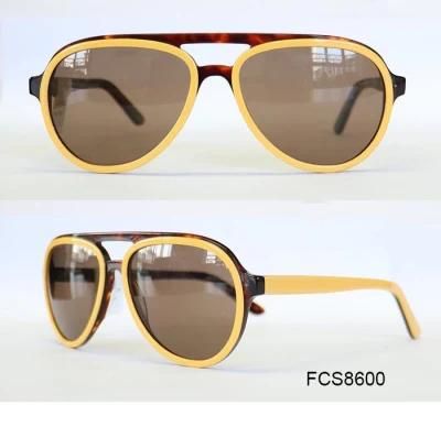 Classic Acetate European Sunglasses with Ce