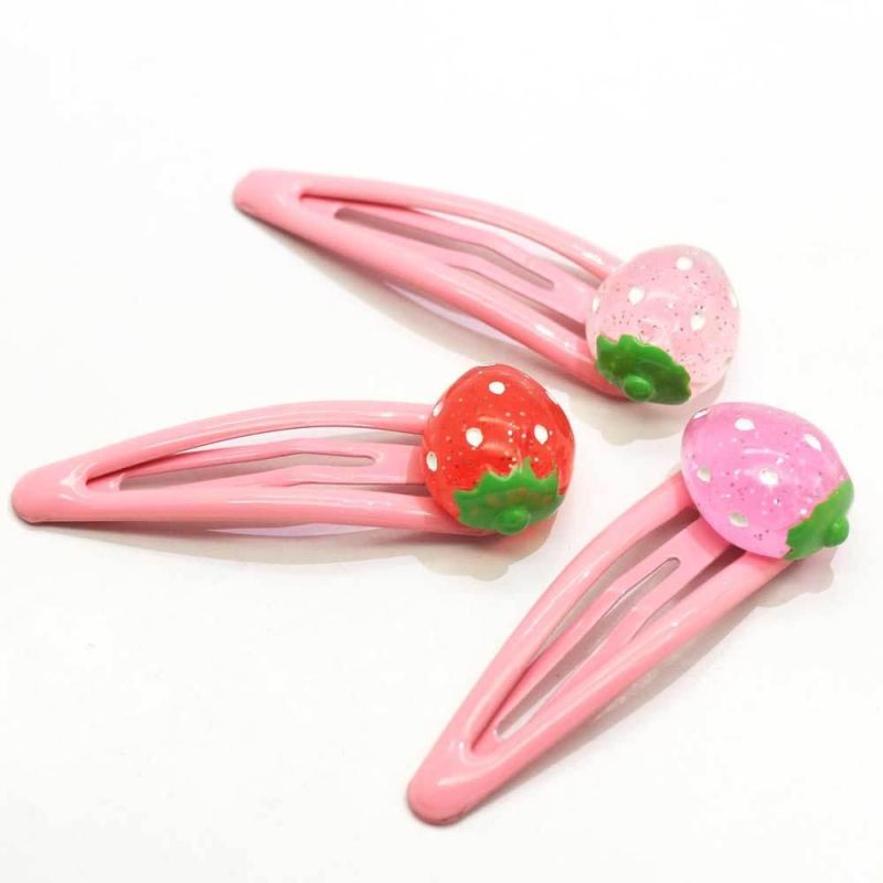 Children Kid Cute Lovely Strawberry Hair Clips