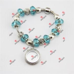 Fashion Alloy Lockets/Glass Beads Snake Bracelet Gifts (PDE60229)