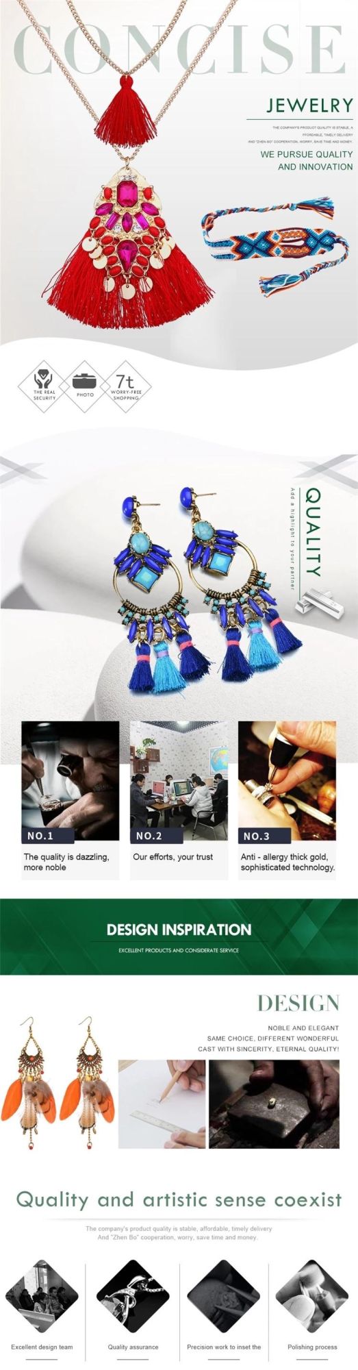 Luxury Jewelry Lady CZ Imitation Gift Stud Earring