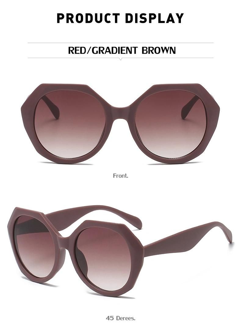 China Hot Selling Wholesale Cheap Newest Style Sun Glasses Shades Colorful Oversized Fashion Trendy Sunglasses