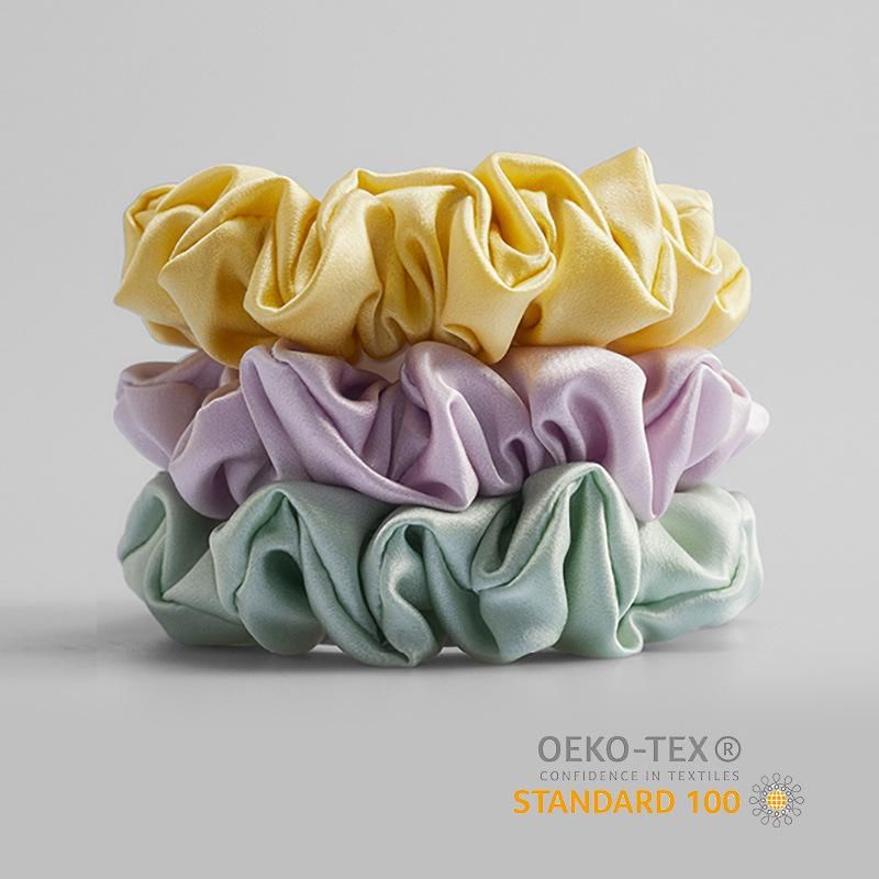 Fashionable Middle Size Mulberry Silk Scrunchies
