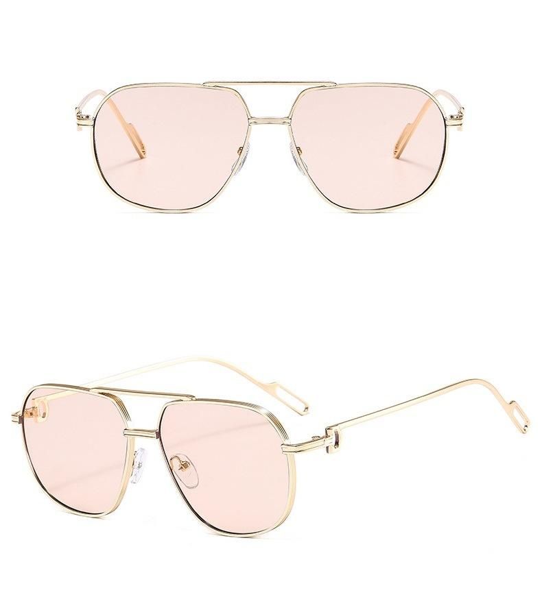 Metal Ocean Lens Sunglasses Retro Fashion Sunglasses