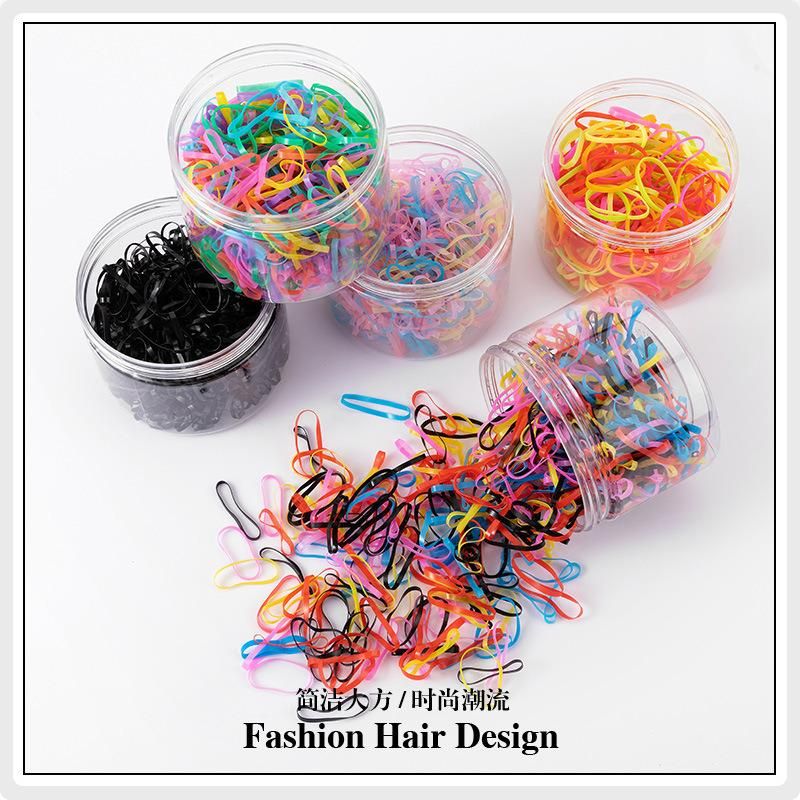 Fashion Jewelry Colorful Disposable Leather Band Hair Ring