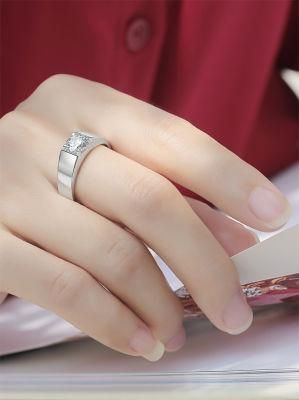 Trendy Jewelry Mens Moissanite Diamond Wedding Ring NEW Arrival Fashion Jewellry