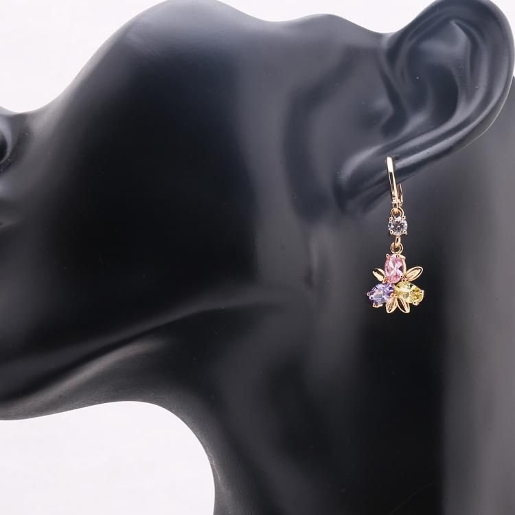 Hot Sale New Fashion Copper 18 Gold Plated Lady Jewelry Sets