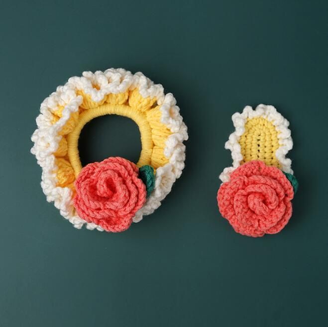 Hair Ponytail Holder Crochet Customized