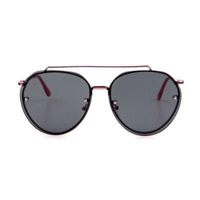 Round Shape with Bar Pink Tip Children Sunglass