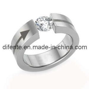 Fashion CZ Jewelry Stainless Steel Ring (RZ8088)
