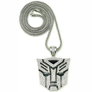 New Fashion Iced out Transformer Hiphop Pendant Necklace Jewelry (W-Nw631)