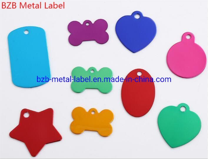 Wholesale Metal Name Logo Tag for Perfume/Clothing/House/Furniture, Metal Dog Tag, Metal Pet Tag, Price Tag, Name Tag