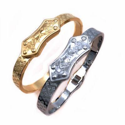New Design Wholesale 18K Dubai Gold Silver Jewelry, Indian Beauty Wedding Bride Bangle for Women