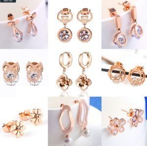 Hotsale New Style Wholesale Fashion Titanium Steel Ladies Earrings