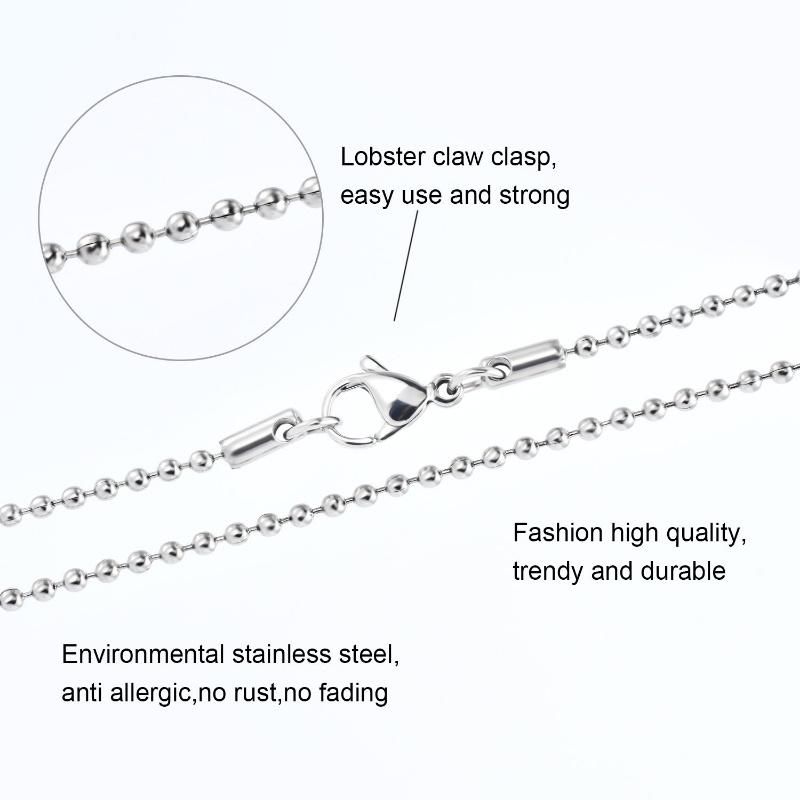 Promotional Gift Fashion Accessories Chain Gold Plated Round Bead Necklace Jewelry for Layering Necklaces Design