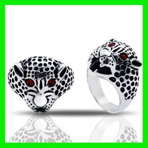 Fashion Stainless Steel Leopard Ring