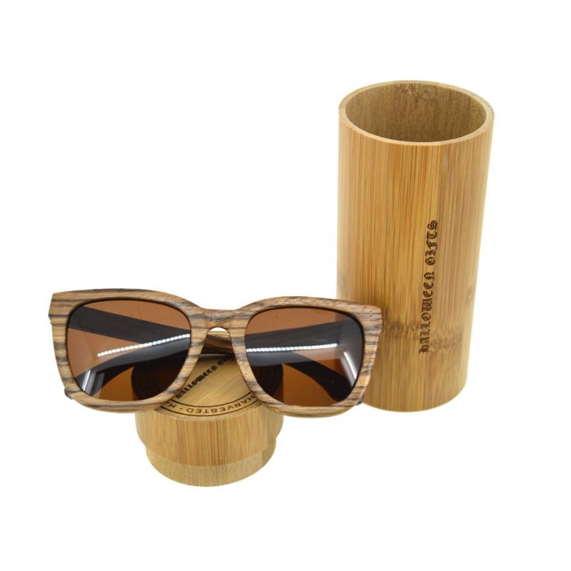 2020 New Design Factory Directly Supply Custom Logo Sunglasses Wooden Fashion Polarized UV400 Gift Sunglasses