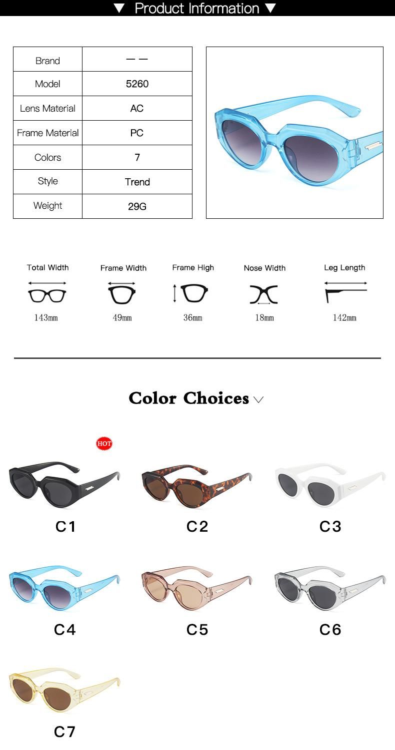 Fashion Sunglasses Ins Trend Ladies Sunglasses Bright Black Net Red Street Shooting Glasses