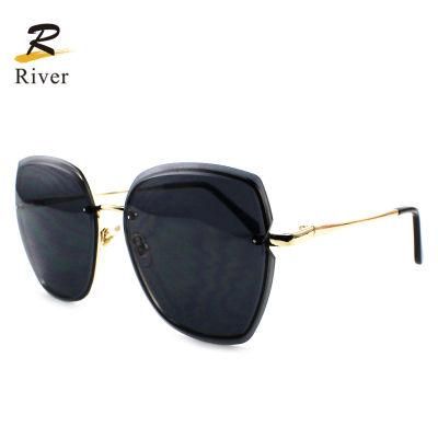 Hot Selling Custom Logo Lovely Stock Frameless Women Sunglasses